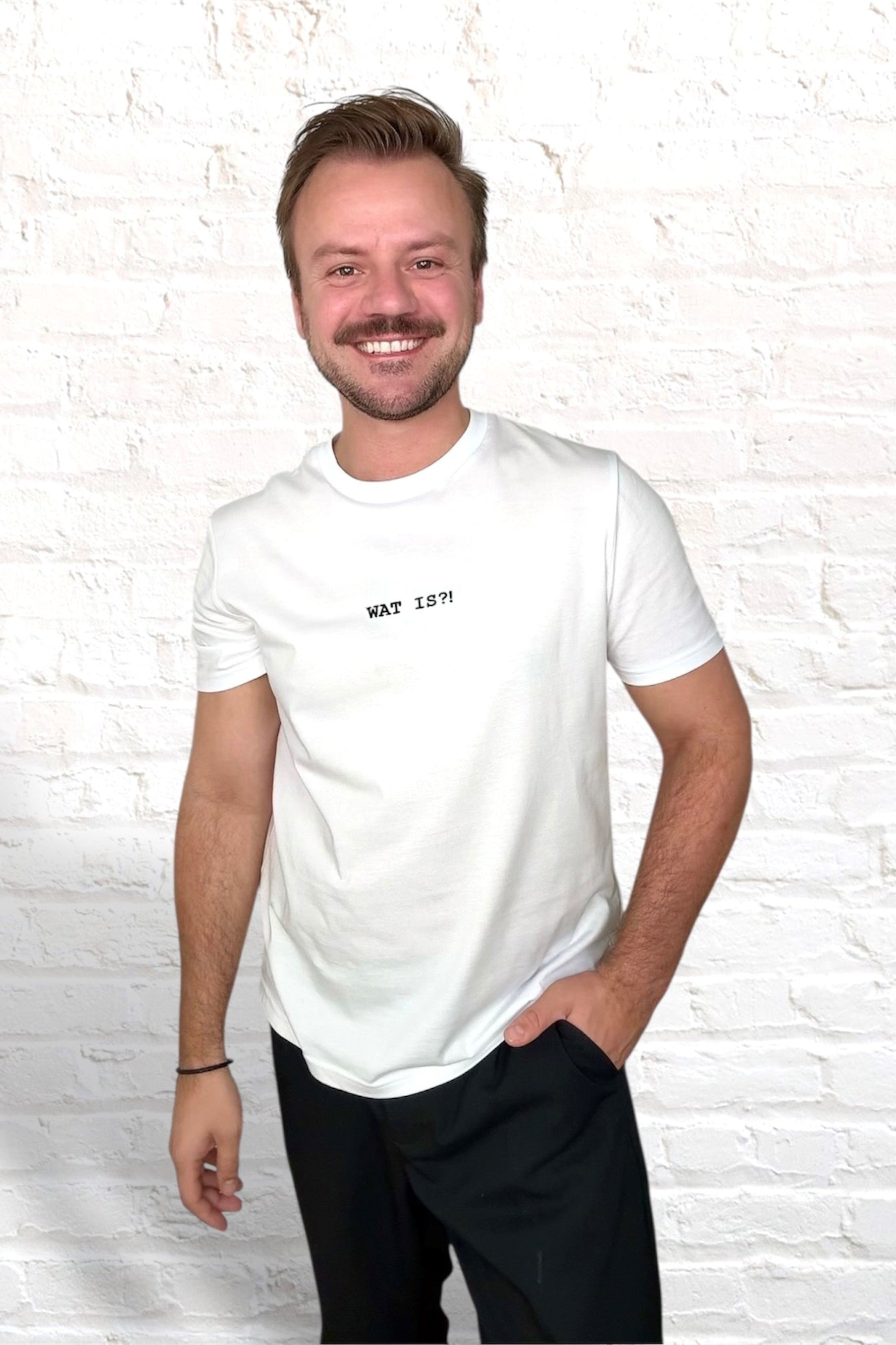 Wat is?! T-Shirt weiß