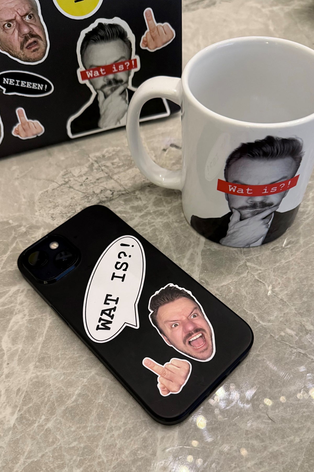 Wat is?! Stickerbogen