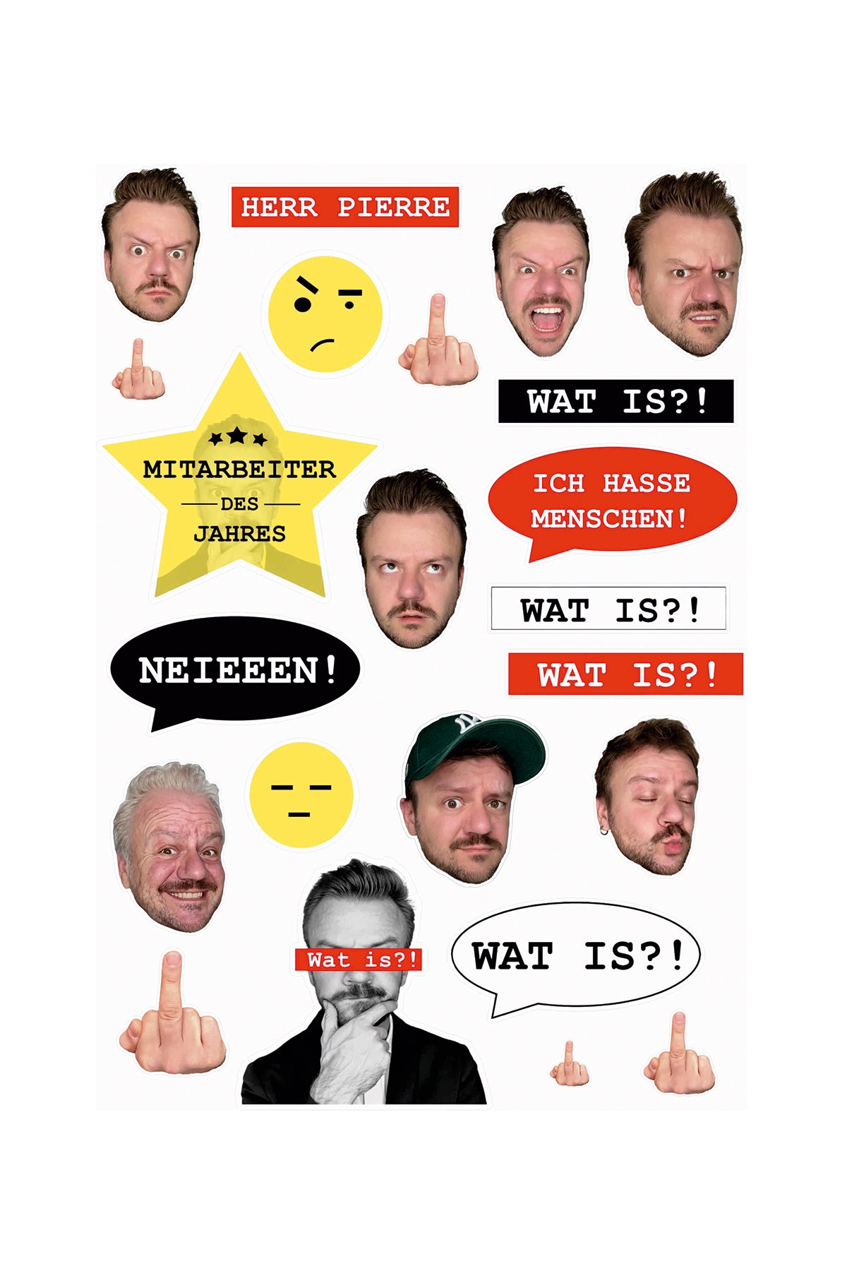 Wat is?! Stickerbogen