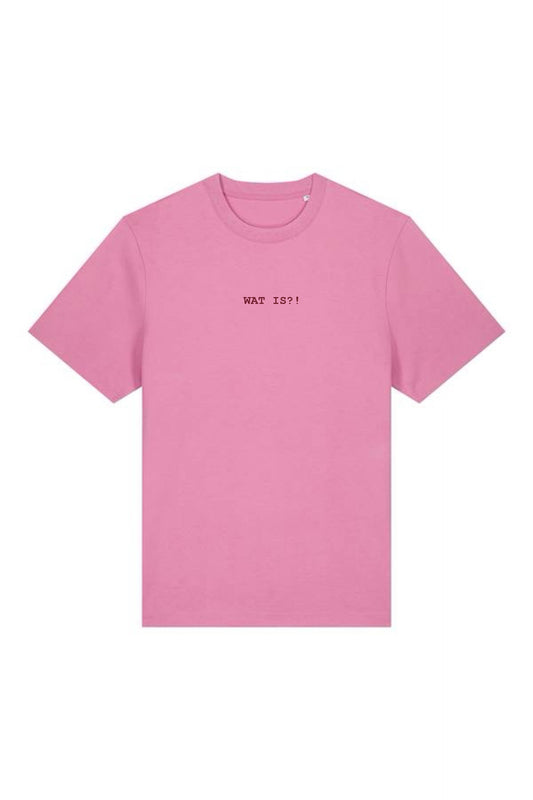 Wat is?! T-Shirt bubble pink